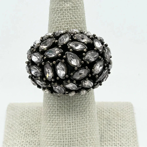 J. Crew Jeweled Dome Ring 6.5 - Picture 1 of 7